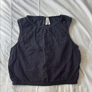 Pact Double Gauze Bubble Hem top - organic cotton